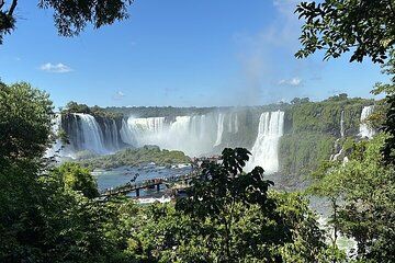 Iguaçu Falls Both Sides Brazil and Argentina