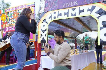 Romantic Proposal Boat in Xochimilco