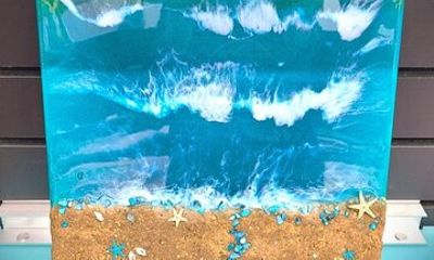 Resin Beach Scene Experience