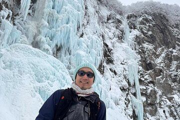 Snowshoe Expedition to Yonako Fudo Japan Grand Icefall