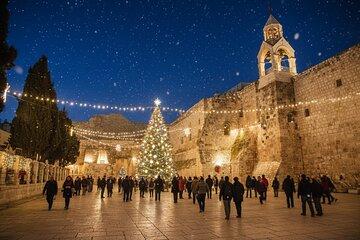 Christmas Eve Tour Jerusalem and Bethlehem Dinner from Tel Aviv
