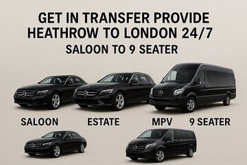 “Get In Transfer” Heathrow Airport to London Private Transfer