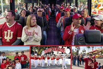 Roundtrip Shuttle to Rose Parade and Rose Bowl Game with Pickup