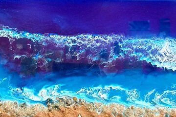 Resin Beach Scene Art Class Experience