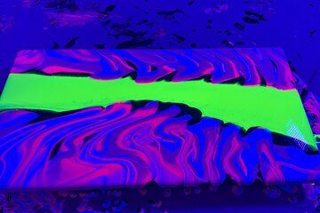 Black Light Splatter Zone