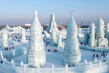 Frozen Ice World Magic Ice Castles and Ice Skate in Harbin