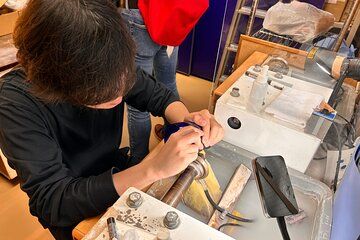 Tokyo 1.5 Hour Edo Kiriko Glass Cutting Workshop in Sumida