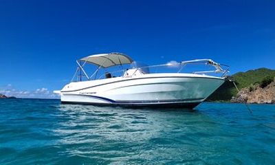 St Martin or Anguilla: Private boat excursion with captain