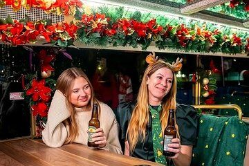 Highland Park Holiday Lights Tour BYOB on a Double Decker