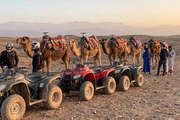 Excursion from Marrakech to Agafay desert Quad Camel dinner show