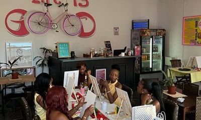 Brush and Brew Sip and Paint Experience in Woodstock