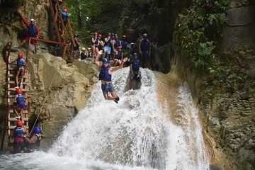 Damajagua Waterfalls Shared Bus Tour in Puerto Plata