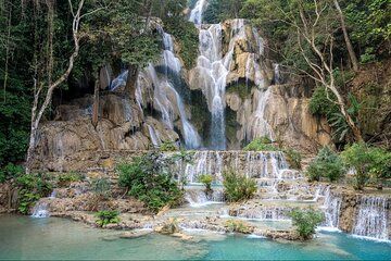 Luang Prabang to Kuang Si Waterfalls Shared Minivan Ticket