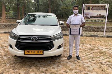 Taxi Guided Tours from Chandigarh to Punjab with Transfers
