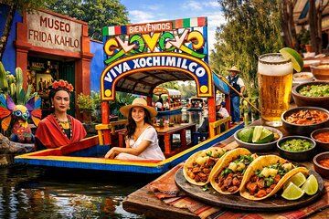 Tour to Coyoacan and Frida Kahlo and Xochimilco