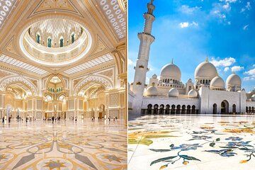 Abu Dhabi Sheikh Zayed Mosque and Qasr Al Watan Tour with Ticket
