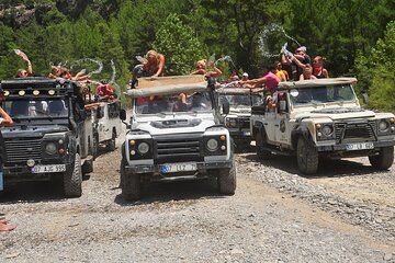 Antalya Jeep Safari Rafting Zipline and Monster Truck Adventure