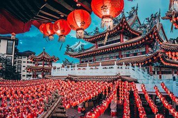 Kuala Lumpur Batu Caves Thean Hou Temple and National Mosque