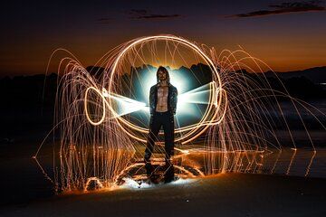 Creative Light Painting Photoshoot