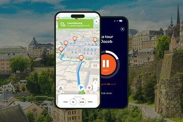 Luxembourg: Audio guided walking tour 2h15 - 18 audios