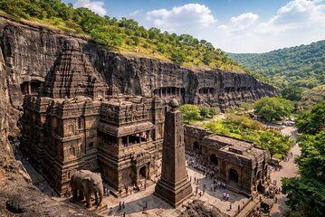 Mumbai to Ajanta and Ellora Day Tour by Flight