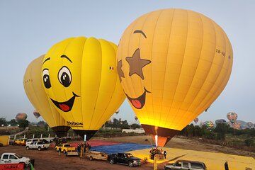 Balloon Flight and Guided Tour of Archaeological Area Grotto Visit