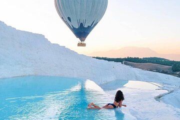 Pamukkale Hot Air Balloon with Certificates and Champagne