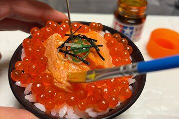 Making Sushi and Salmon roe rice Bowl Replicas