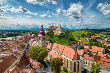 Maribor and Ptuj with entrance to Ptuj castle From Ljubljana