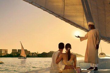 Luxor Sunset Tour Felucca Ride Banana Island and Elite City Tour