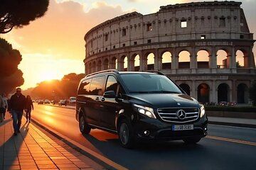 Transfer to monuments Rome Eternal City from 1 to 8 passengers