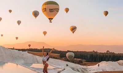 Sunrise Hot Air Balloon Experience Over Pamukkale