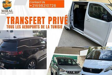 Private Round-Trip Airport,Hotel,City Transfer in Sousse,Monastir