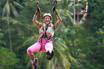 Sacred Monkey Forest and Water Temple Tours in Ubud with Zipline