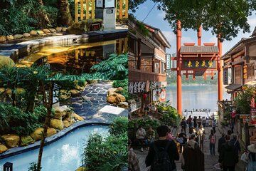 Chongqing Ciqikou Ancient Town and Hot Spring Taxi Tour