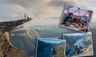 Trolltunga Via Ferrata Sky Ladder Sunset Adventure