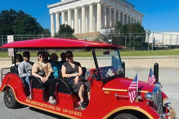 Washington DC Monuments and History Guided Electric Cart Tour