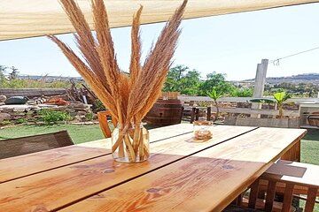 Sunset Seafood Dinner in a Paros Country Courtyard