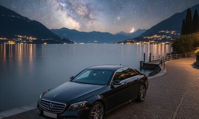 Private Airport Transfer from Milan Linate to Como night service