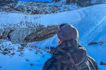 Mysterious Ice Glacier Wall Hiking and Shymbulak Mountain Resort