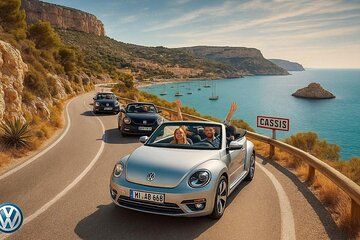 Drive a Cabriolet from Aix en Provence to Cassis la Ciotat