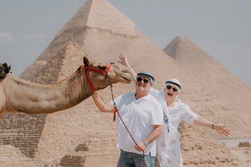 Tour to the Great Pyramids City, Panoramic View, Sphinx and Camel