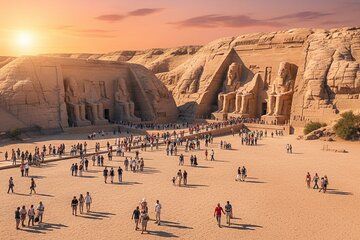 Full Day Shared Tour from Aswan to Abu Simbel Temples