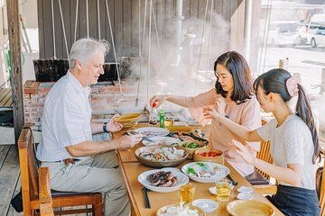 Nagasaki Lucky Taxi Tour Hot Spring Cooking and Sightseeing