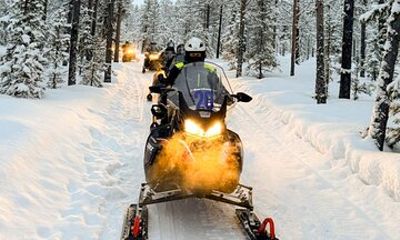 Snowmobile Adventure in Kiruna