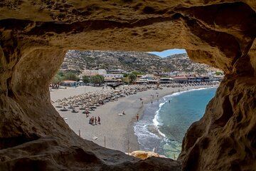 Matala Beach Caves and Winery Full day Tour