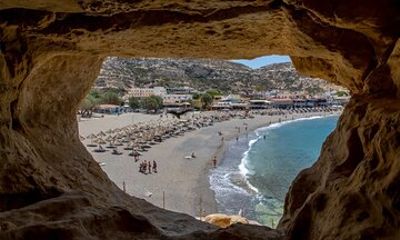 Matala Beach Caves and Winery Full day Tour