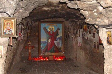 The Cave at St. Andrew - one of 12 disciples of Jesus & Black Sea