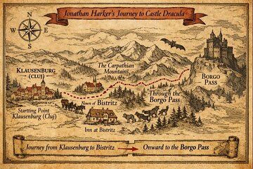 Transylvania Dracula Tour: Pages from the novel!