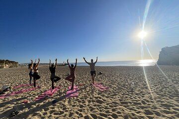 Morning Beach Yoga in Vilamoura